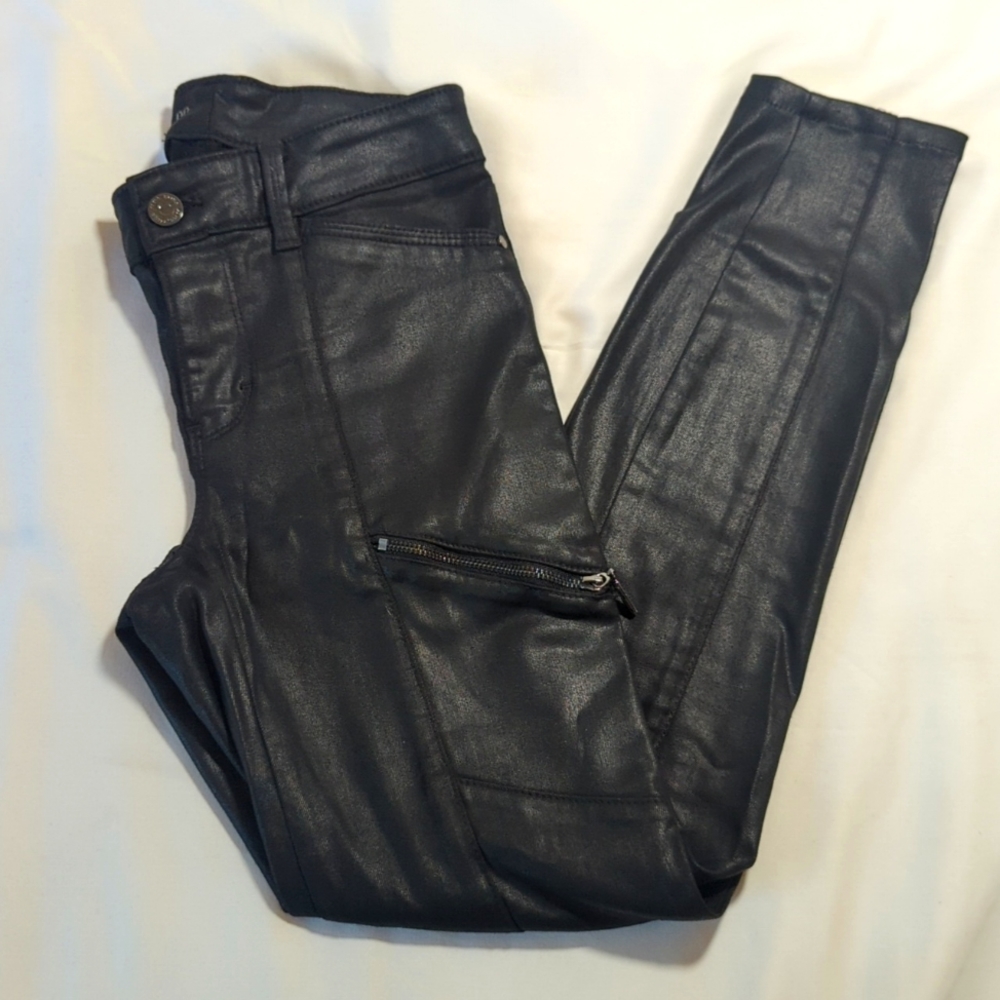 White House Black Market Coated Denim, 00